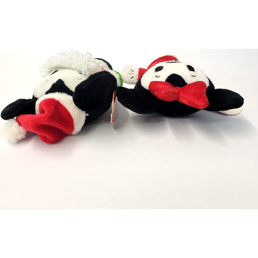 Hallmark Disney Itty Bittys Santa Mickey Minnie Claus Holiday Plush Set Limited - Picture 13 of 16